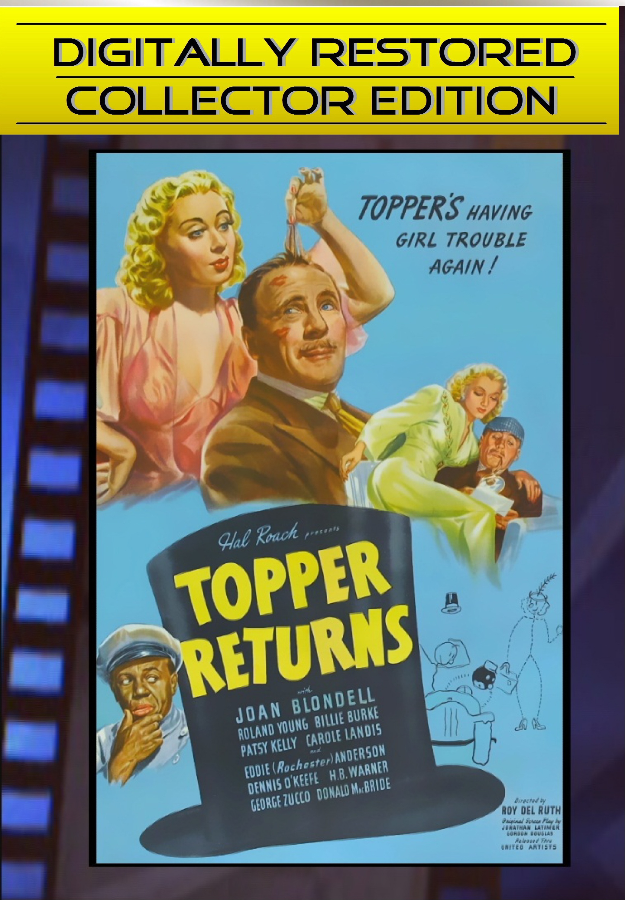 Topper Returns ~ DIGITALLY RESTORED ~ Joan Blondell, Roland Youn